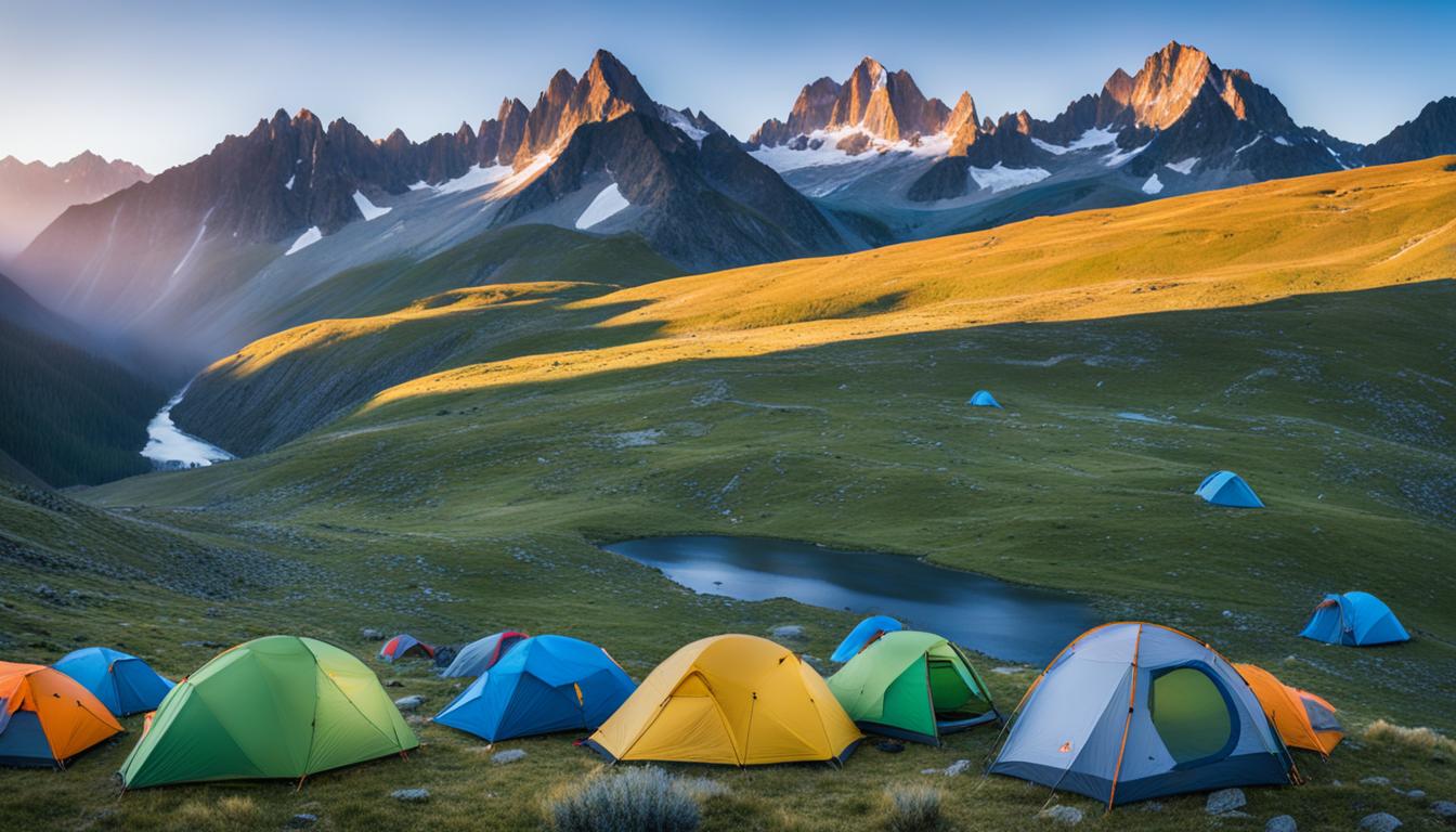 Acampamentos na Montanha