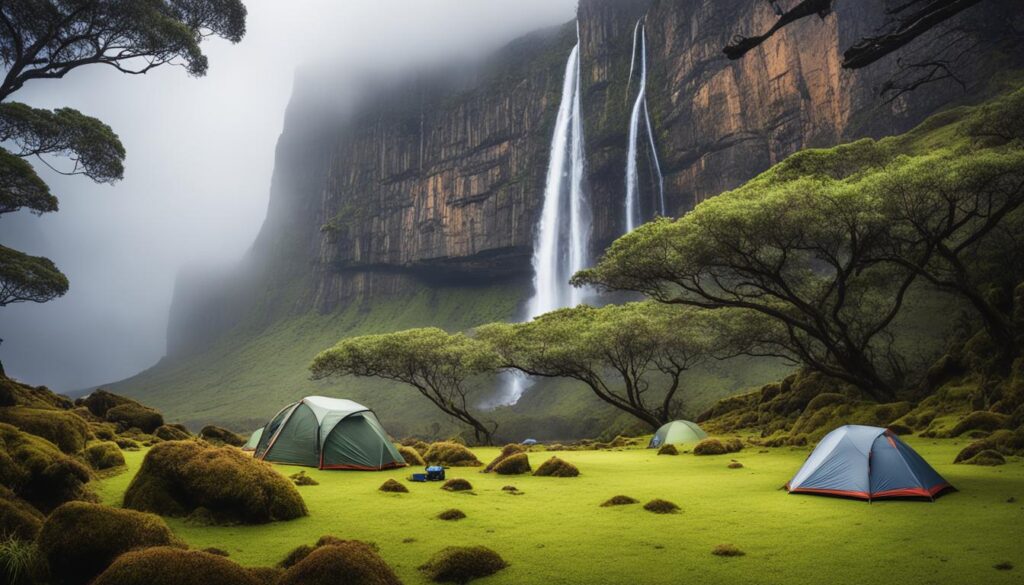 acampamentos Monte Roraima